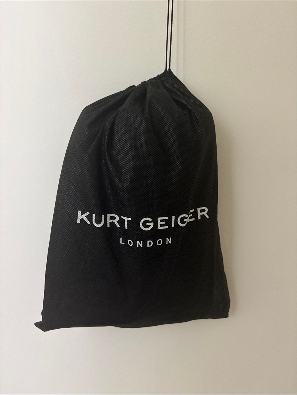 Kurt Geiger Large Kensington Tweed Bag - Navy/Gold - Picture 5 of 7